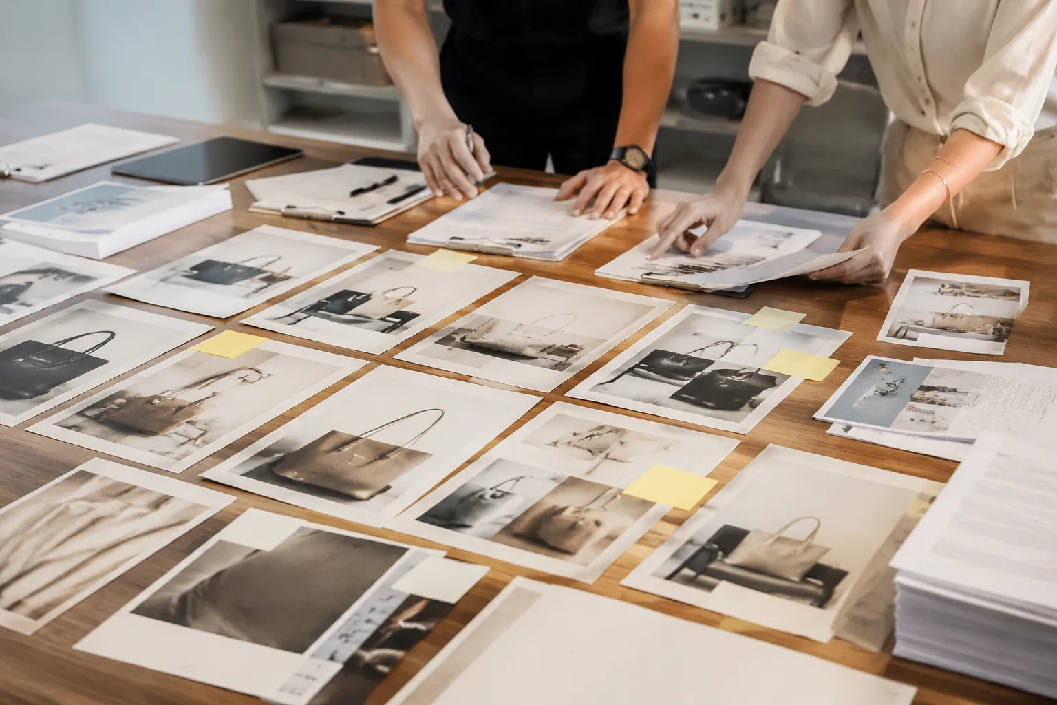 Pre-production rights review with campaign asset identifiers, source documents, and open questions