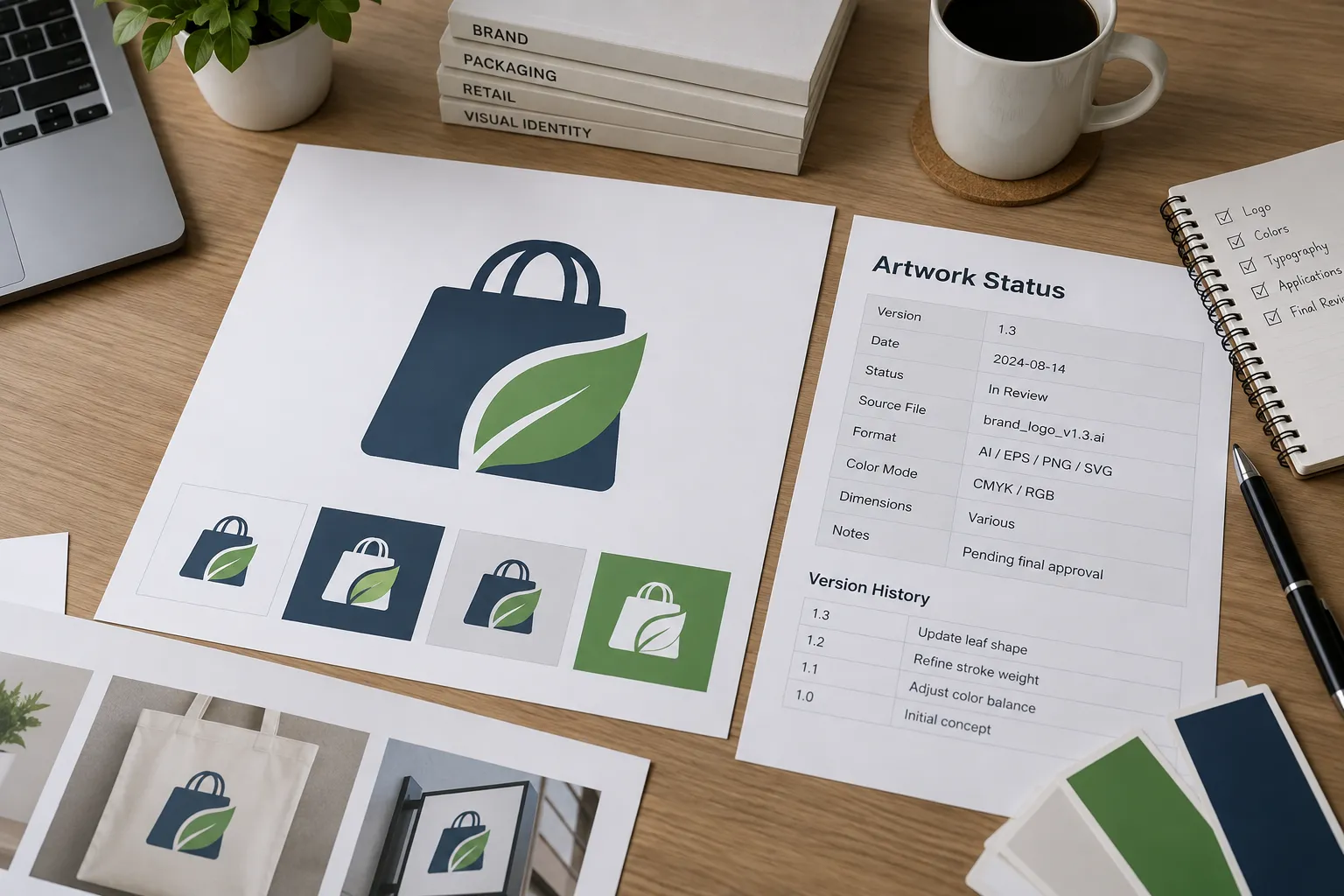 Brand Mark and Artwork Status Record